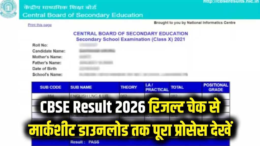 CBSE Exams 2026 Result: रिजल्ट चेक करने से मार्कशीट डाउनलोड तक, पूरा प्रोसेस देखें अभी