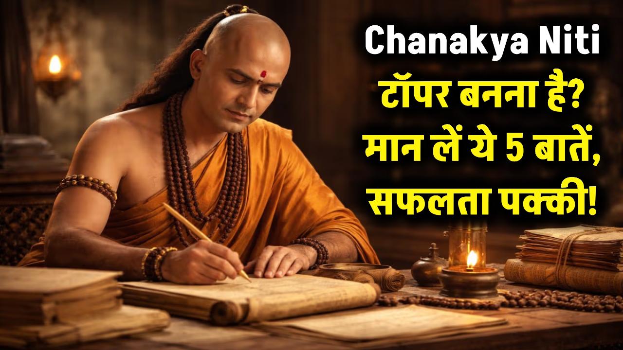 Chanakya Niti: एग्जाम में टॉपर बनना है? चाणक्य की ये 5 बातें मान लीं तो सफलता चूमेगी कदम