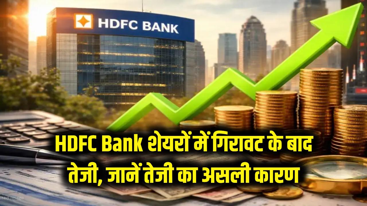 HDFC Bank के शेयरों में अचानक आया भूचाल! 12% की गिरावट के बाद फिर लौटी रौनक, जानें तेजी का असली कारण