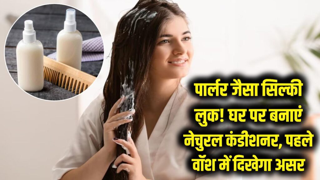 how to make natural conditioner at home to make your hair soft and silky