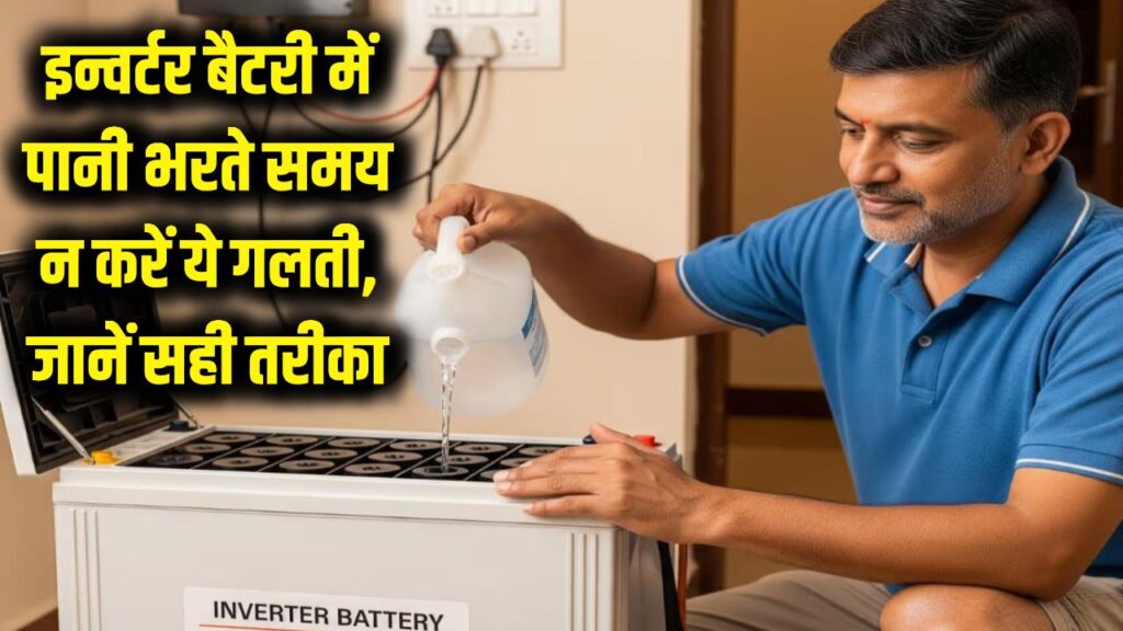 सावधान! इन्वर्टर की बैटरी में पानी भरते समय कहीं आप भी तो नहीं कर रहे ये 1 गलती? जानें सही तरीका