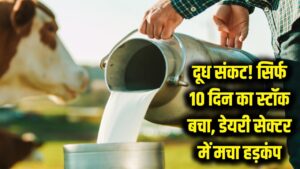 गैस के बाद अब 'दूध' की बारी! सिर्फ 10 दिन का स्टॉक बचा; डेयरी सेक्टर में मचा हड़कंप