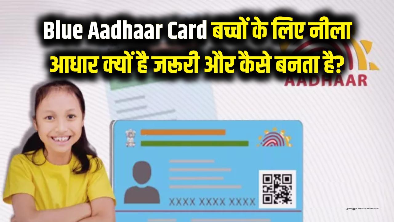 Blue Aadhaar Card: क्या आपके पास है नीले रंग का आधार? जानें बच्चों के लिए क्यों है यह जरूरी और कैसे बनेगा।