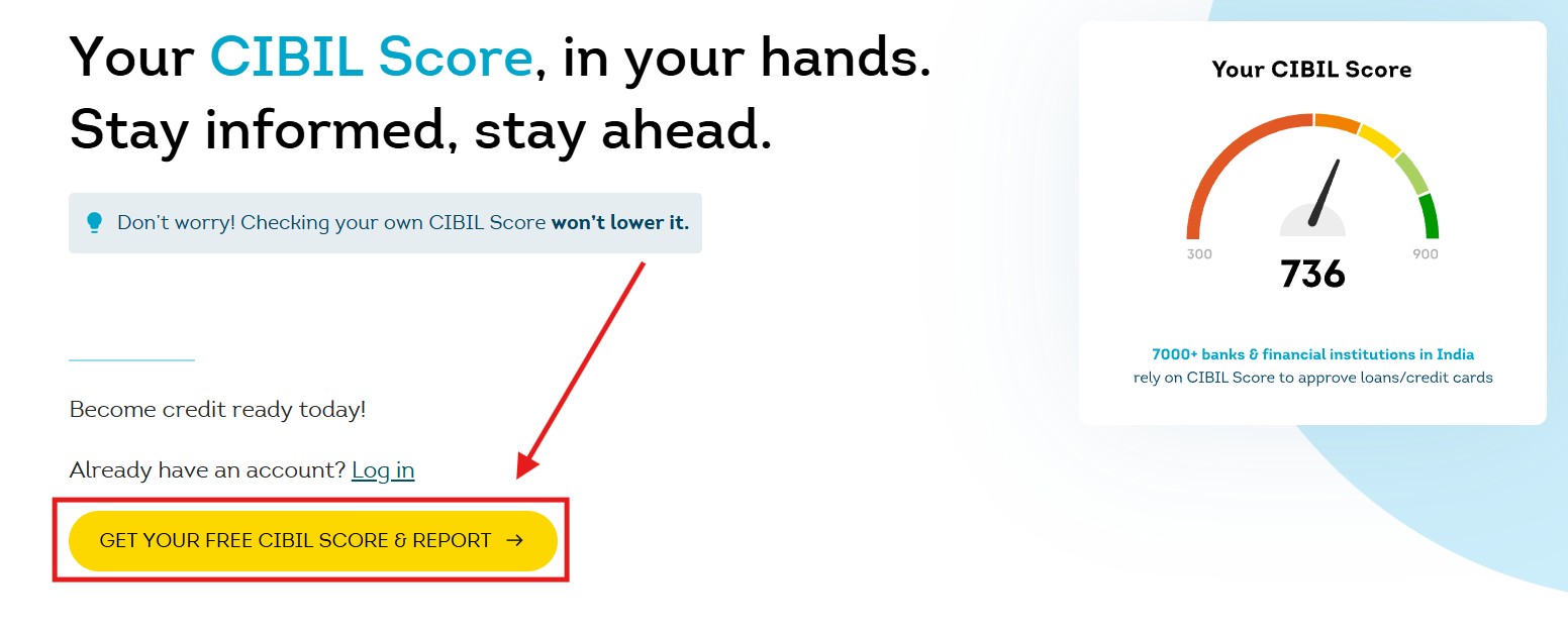 Check CIBIL Score free