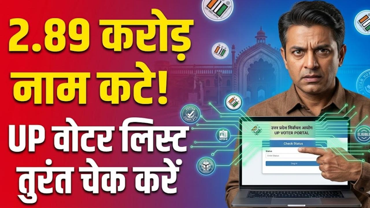 UP SIR Final Voter List 2026: आज जारी होगी उत्तरप्रदेश SIR फाइनल वोटर लिस्ट! 2.89 करोड़ नाम कटे; कहीं आपका नाम तो गायब नहीं? यहाँ तुरंत करें चेक