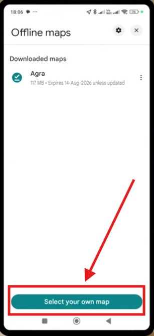 Google map check offline