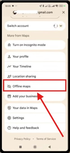 Google map offline download