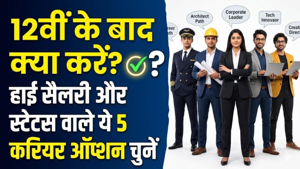 Career Guide: 12वीं के बाद क्या करें? ये 5 करियर ऑप्शन आपको दिलाएंगे लाखों की सैलरी और हाई स्टेटस, देखें पूरी लिस्ट