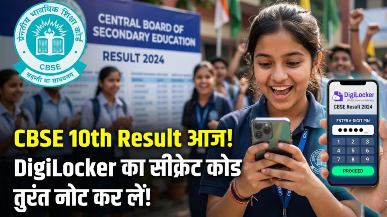 CBSE 10th Result: आज आ सकता है रिजल्ट! डिजीलॉकर ने जारी किया 'सीक्रेट' कोड, छात्र तुरंत नोट कर लें वरना नहीं देख पाएंगे मार्कशीट