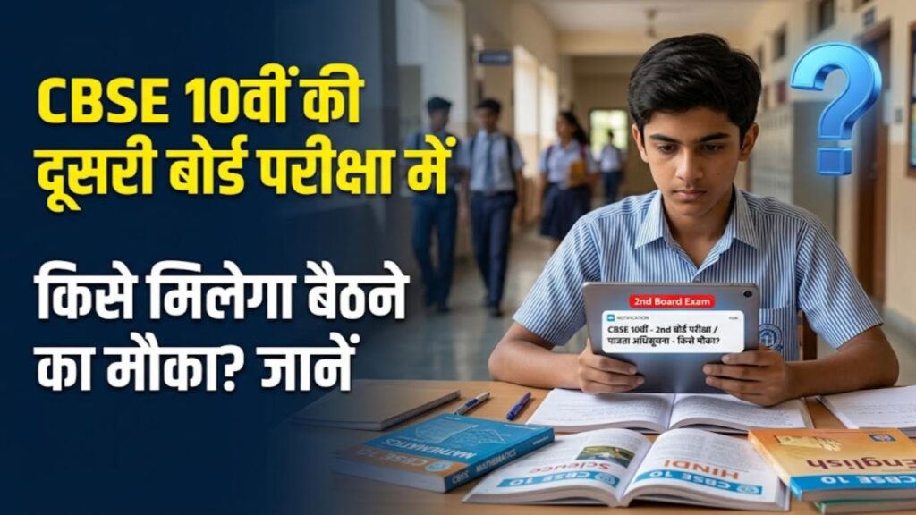 CBSE 10th 2nd Board: सीबीएसई 10वीं की दूसरी बोर्ड परीक्षा में किसे मिलेगा बैठने का मौका? जान लीजिए ये जरूरी गाइडलाइंस 1 CBSE 10th 2nd Board: सीबीएसई 10वीं की दूसरी बोर्ड परीक्षा में किसे मिलेगा बैठने का मौका? जान लीजिए ये जरूरी गाइडलाइंस