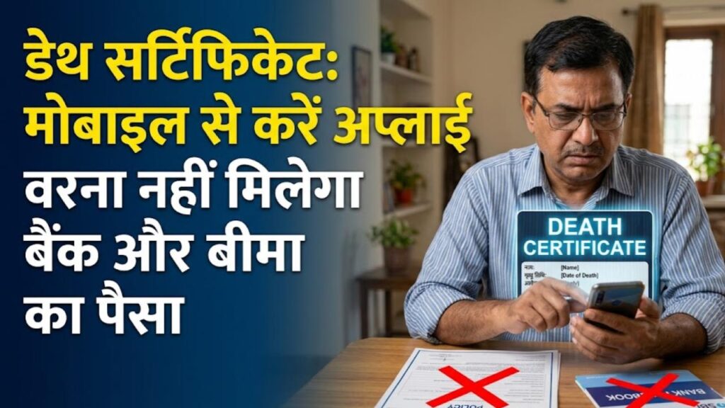 Death Certificate: डेथ सर्टिफिकेट नहीं है? तो भूल जाइए बैंक और बीमा का पैसा! घर बैठे मोबाइल से ऐसे करें ऑनलाइन अप्लाई