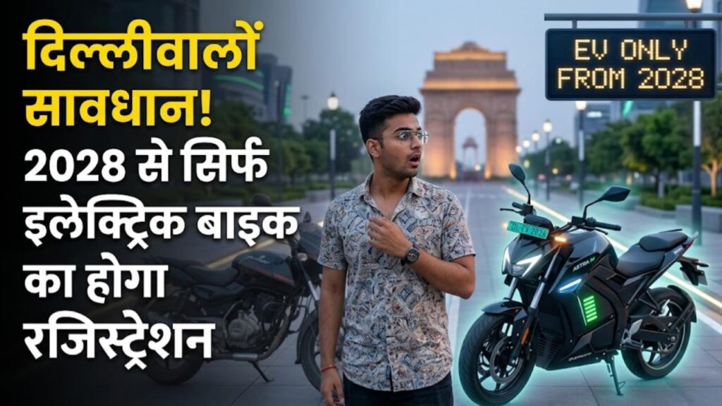 Delhi EV Policy 2026: दिल्लीवालों सावधान! 2028 से केवल इलेक्ट्रिक बाइक का ही होगा रजिस्ट्रेशन, जानें क्या है सरकार का मास्टर प्लान?