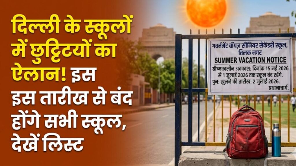 Delhi School Vacation: दिल्ली के स्कूलों में कब से शुरू होंगी गर्मियों की छुट्टियां? पैरेंट्स नोट कर लें शिक्षा विभाग की ये संभावित तारीख 