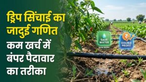 Drip Irrigation: 5 बीघा खेत और पानी की भारी बचत! जानें ड्रिप सिंचाई का जादुई गणित और कम खर्च में बंपर पैदावार का तरीका