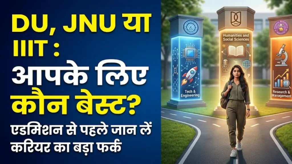 du vs jnu vs iit which university is best for your career