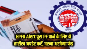 EPFO Alert: पीएफ का पूरा पैसा चाहिए? फौरन ऑनलाइन अपडेट करें ये खास तारीख, वरना फंस जाएगा फंड 3 EPFO Alert: पीएफ का पूरा पैसा चाहिए? फौरन ऑनलाइन अपडेट करें ये खास तारीख, वरना फंस जाएगा फंड