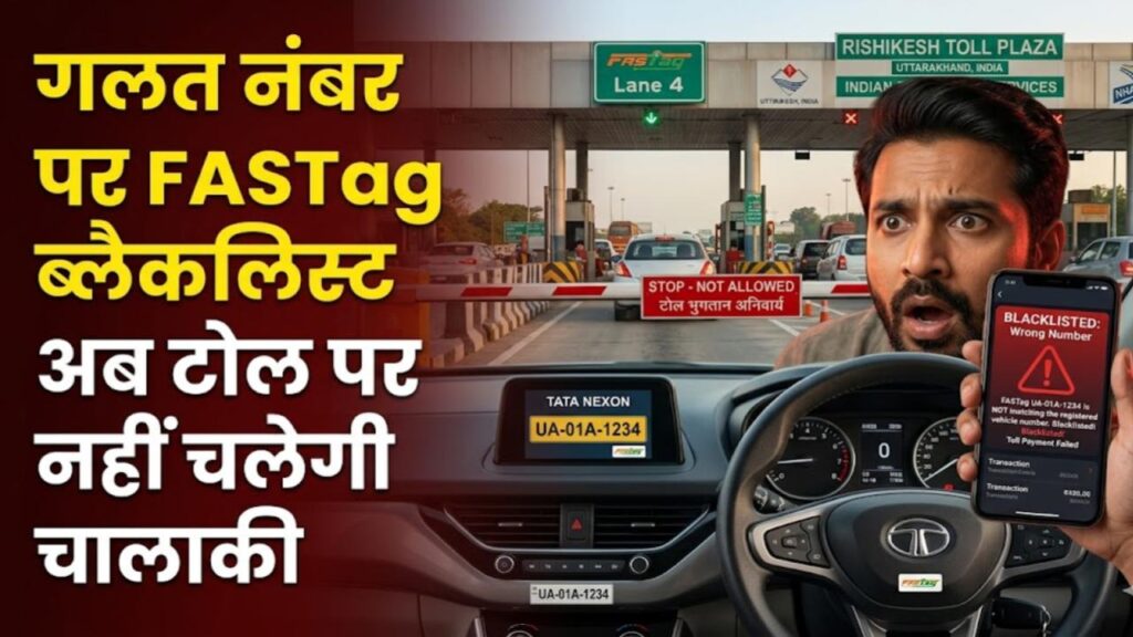 fastag new rules nhai blacklist wrong vehicle number penalty