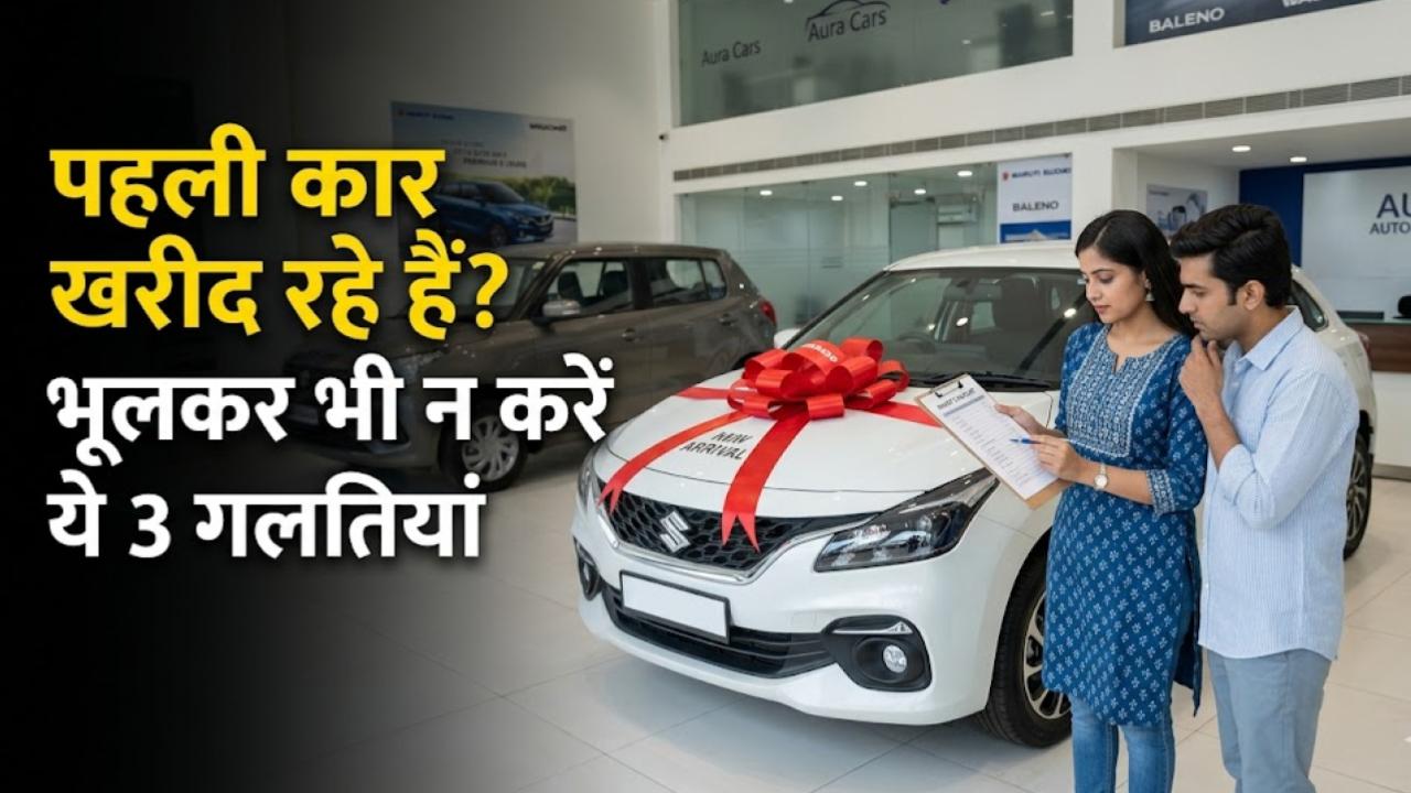 First Car Buying Tips: पहली कार खरीदने जा रहे हैं? भूलकर भी न करें ये 3 गलतियां, वरना बजट और सुकून दोनों बिगड़ जाएंगे