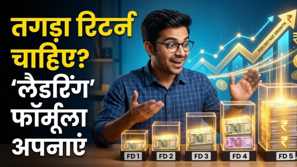 FD Laddering: ₹1 लाख के निवेश पर चाहिए तगड़ा रिटर्न? अपनाएं ये 'लैडरिंग' फॉर्मूला, मुनाफे में हो जाएगी बढ़ोतरी