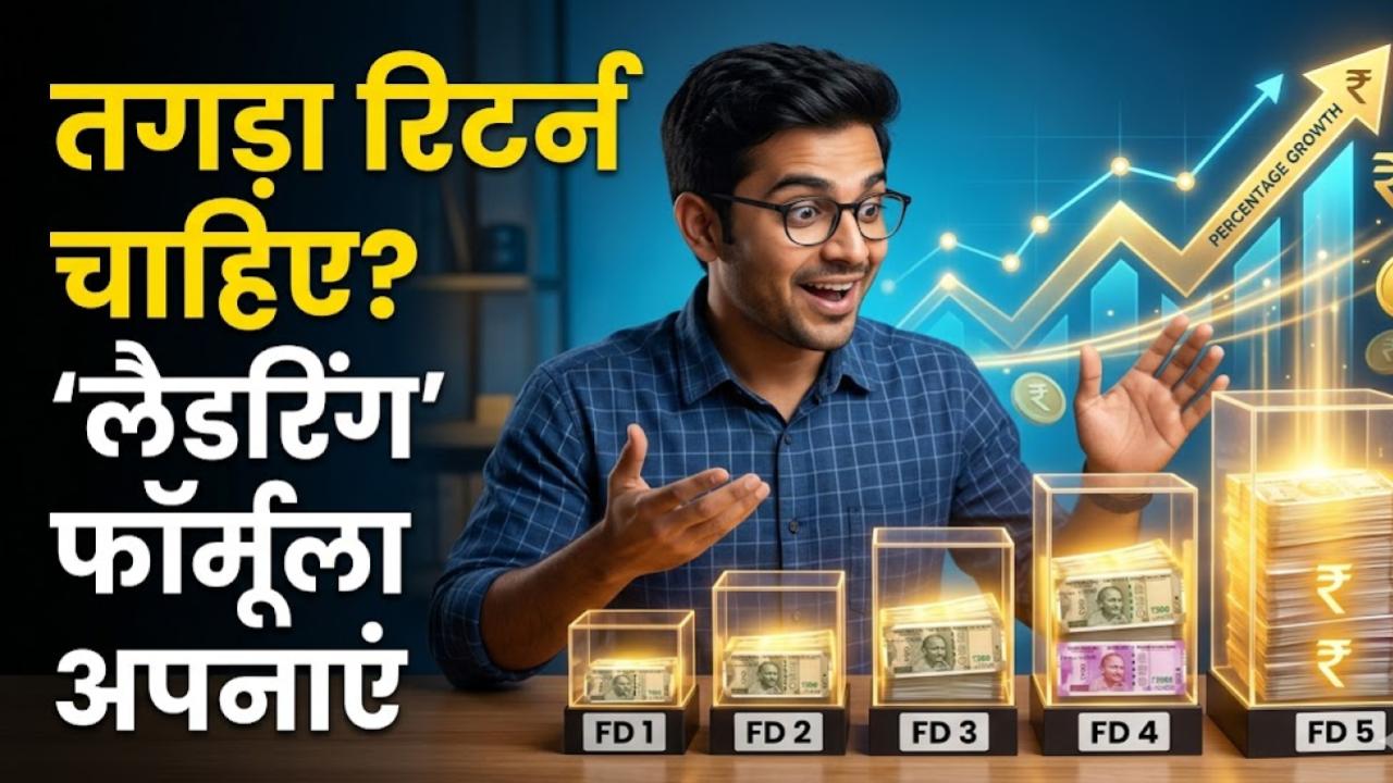 FD Laddering: ₹1 लाख के निवेश पर चाहिए तगड़ा रिटर्न? अपनाएं ये 'लैडरिंग' फॉर्मूला, मुनाफे में हो जाएगी बढ़ोतरी