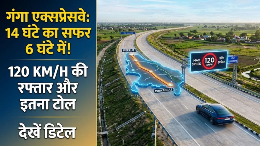 ganga expressway travel time speed limit toll tax details
