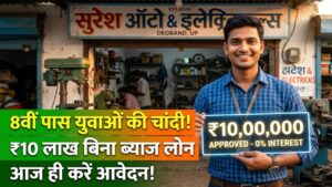 Government Scheme: 8वीं पास युवाओं की चमकी किस्मत! बिना ब्याज मिलेगा ₹10 लाख का लोन, सरकार की इस स्कीम से बनें खुद के 'मालिक'