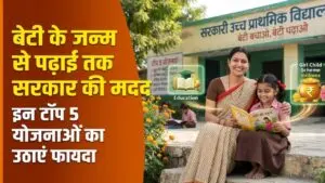 Ladli Beti Schemes: बेटी के जन्म से पढ़ाई तक, सरकार देती है लाखों की मदद! इन टॉप 5 योजनाओं का ऐसे उठाएं पूरा फायदा