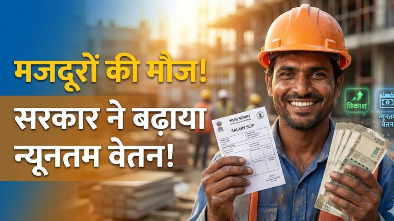 Haryana Salary Hike: मजदूरों की हुई मौज! सरकार ने बढ़ाया न्यूनतम वेतन, अब हर महीने हाथ में आएंगे इतने पैसे