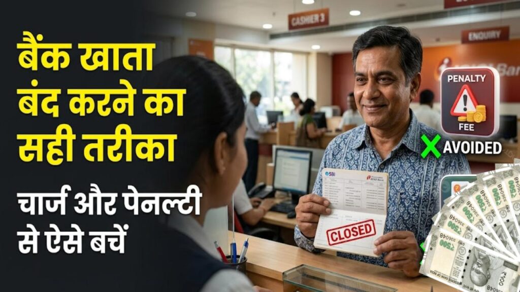 how to close bank account without charges penalty