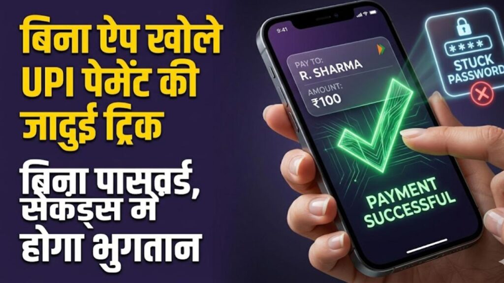 UPI Payment Hack: बिना ऐप खोले सेकंड्स में हो जाएगी पेमेंट! आज ही आजमाएं ये जादुई ट्रिक, बार-बार पासवर्ड डालने का झंझट खत्म