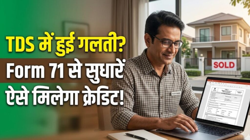 Income Tax Relief: प्रॉपर्टी बेचने पर टीडीएस कटने में हुई है गलती? Form 71 का ऐसे करें इस्तेमाल, तुरंत मिलेगा पूरा क्रेडिट