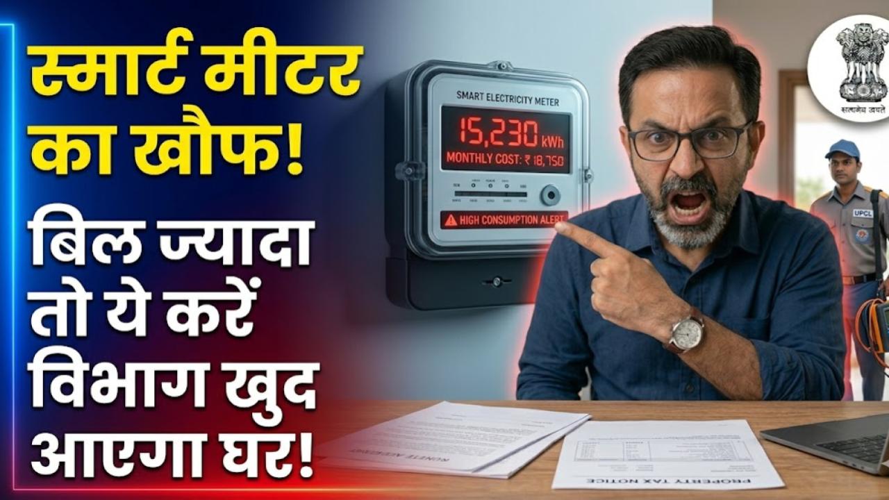 स्मार्ट मीटर की 'रफ्तार' पर लगेगा लगाम! बिजली बिल ज्यादा आए तो तुरंत करें ये काम; विभाग खुद घर आकर लगाएगा नया मीटर
