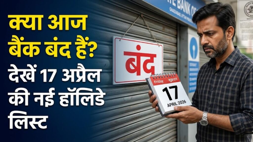Bank Holiday Today: सावधान! क्या आज 17 अप्रैल को भी बंद हैं बैंक? घर से निकलने से पहले चेक कर लें RBI की नई हॉलिडे लिस्ट