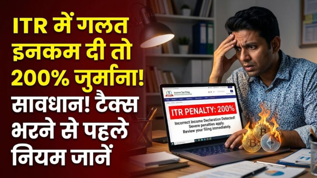 itr filing wrong income disclosure penalty new rules 2026