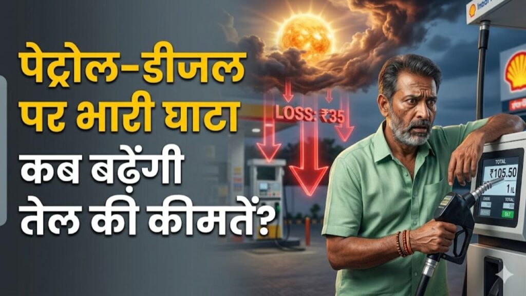 Fuel Price Update: पेट्रोल पर ₹18 और डीजल पर ₹35 का घाटा! क्या अब बढ़ने वाली हैं तेल की कीमतें? जानें कंपनियों का नया प्लान