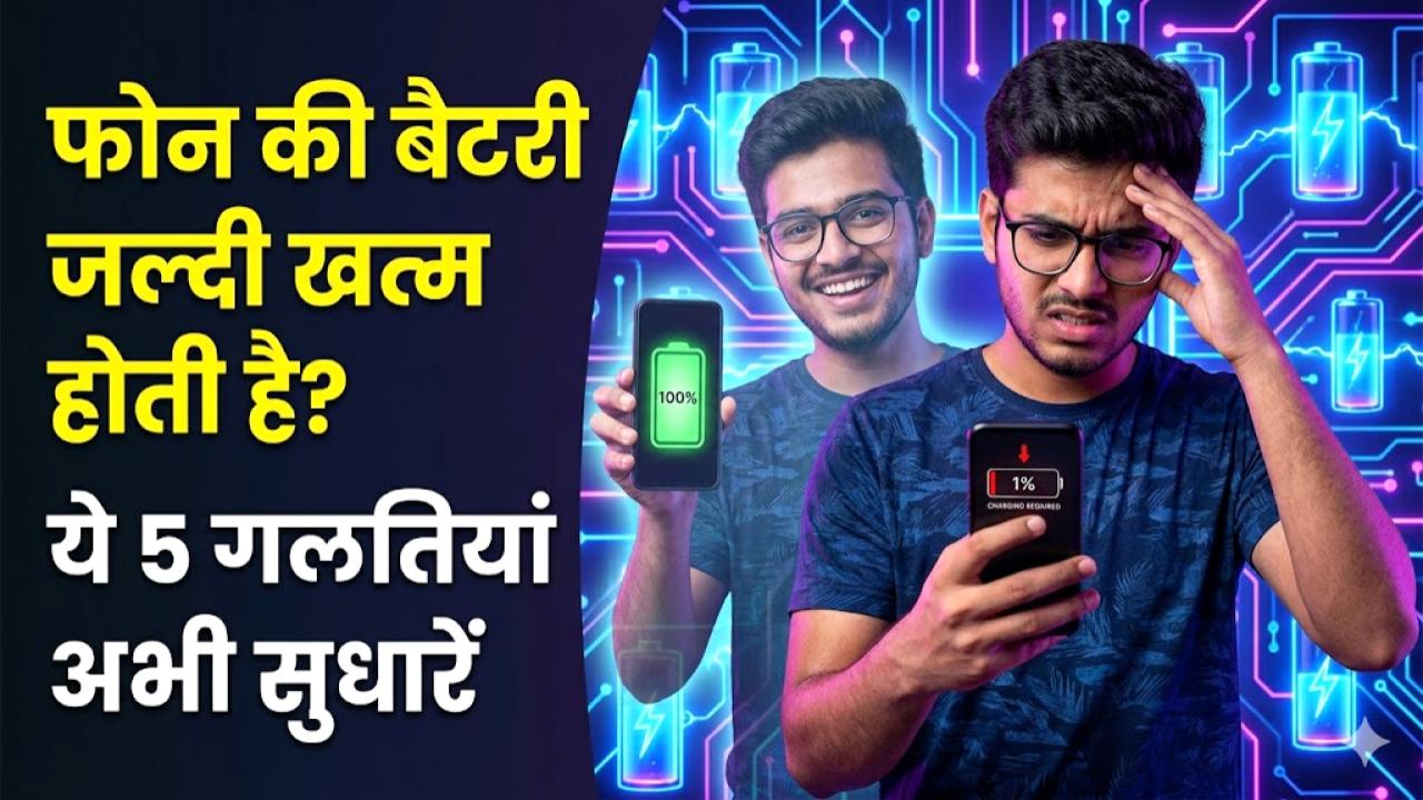 Phone Battery Life: क्या चार्जिंग के तुरंत बाद घट जाता है फोन का बैटरी बैकअप? इन 5 गलतियों को सुधारें, फिर दिनभर चलेगा फोन!