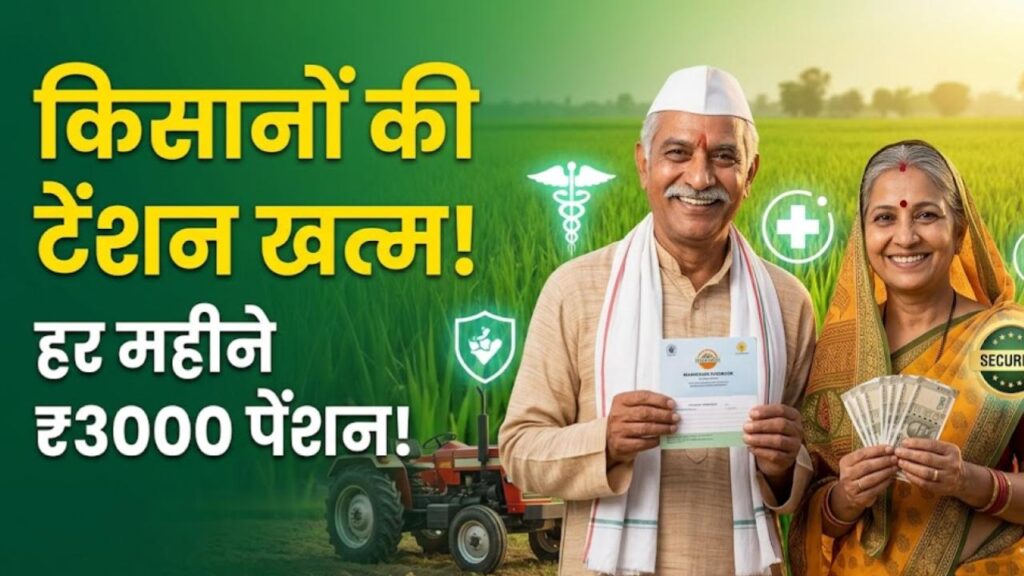 PM Kisan Maandhan: किसानों की बुढ़ापे की टेंशन खत्म! हर महीने मिलेगी ₹3000 की पेंशन, जानें कैसे उठाएं इस सरकारी स्कीम का लाभ 1 PM Kisan Maandhan: किसानों की बुढ़ापे की टेंशन खत्म! हर महीने मिलेगी ₹3000 की पेंशन, जानें कैसे उठाएं इस सरकारी स्कीम का लाभ