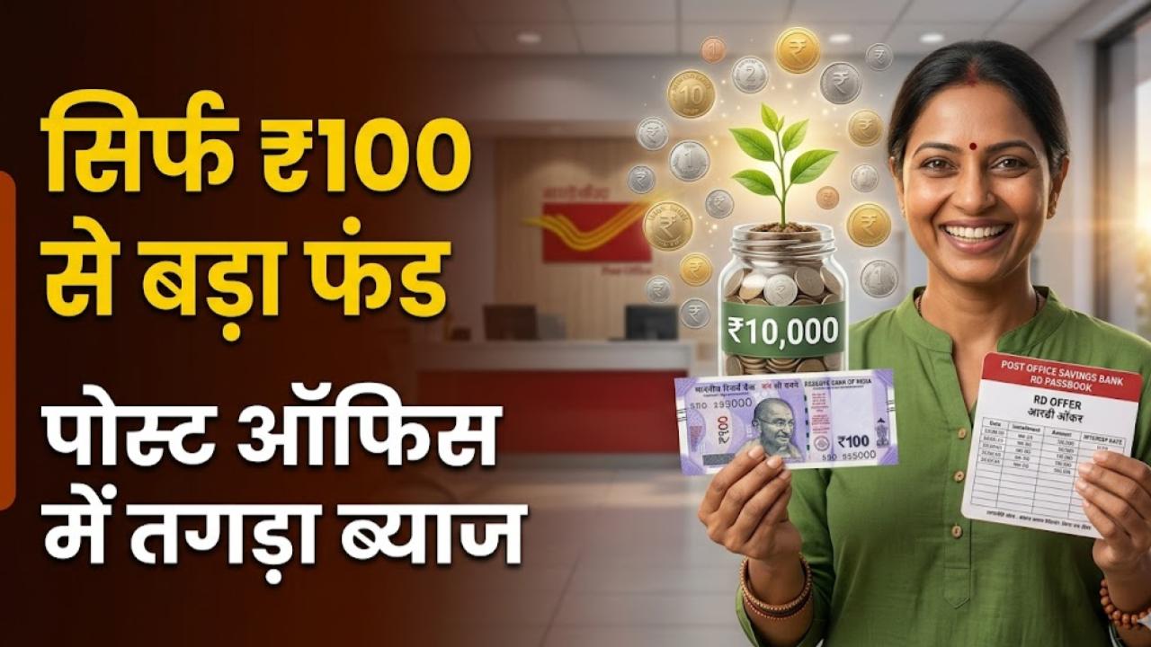 Post Office RD: गुल्लक में रखे ₹100 भी आपको बना देंगे लखपति! पोस्ट ऑफिस आरडी पर मिल रहा तगड़ा ब्याज, जानें कमाई का फॉर्मूला