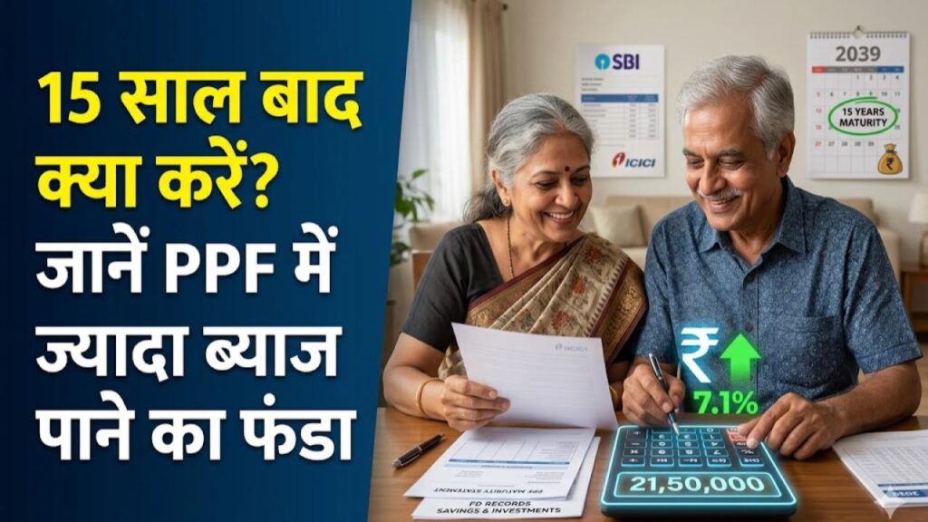 PPF Maturity Rules: पीपीएफ खाता 15 साल बाद बंद करें या जारी रखें? जानें मैच्योरिटी बढ़ाने का सही तरीका और ज्यादा ब्याज पाने का फंडा 1 PPF Maturity Rules: पीपीएफ खाता 15 साल बाद बंद करें या जारी रखें? जानें मैच्योरिटी बढ़ाने का सही तरीका और ज्यादा ब्याज पाने का फंडा