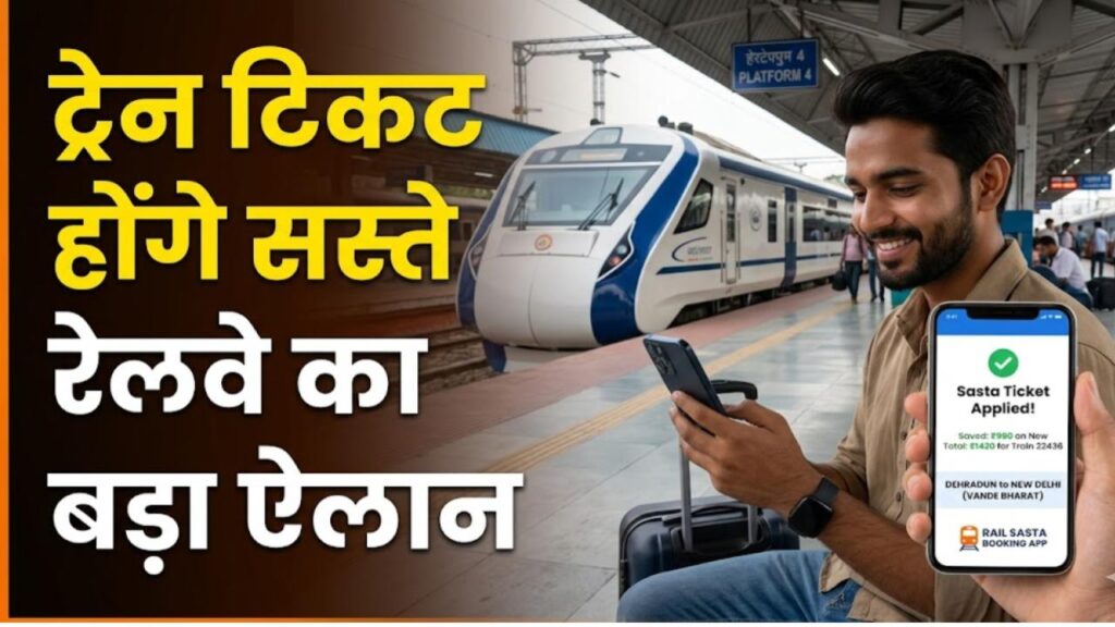 railway cheaper train tickets offer new announcement today