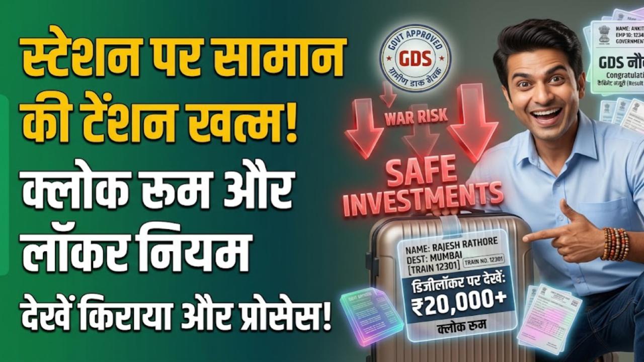 Railway Cloak Room: स्टेशन पर सामान छोड़कर बेफिक्र घूमना है? जान लें क्लोक रूम और लॉकर का किराया और जरूरी नियम