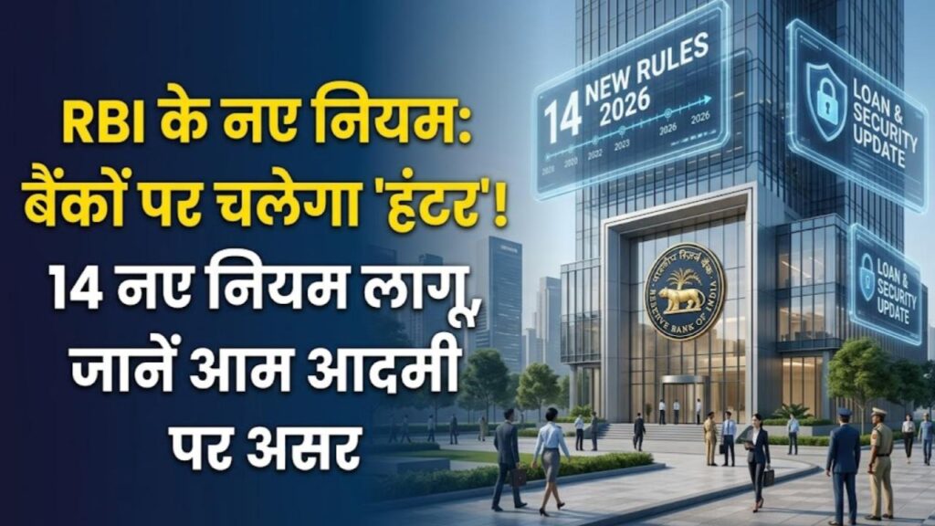 RBI New Rules 2026: बैंकों के लिए आरबीआई का 'हंटर'! लोन और सुरक्षा को लेकर लागू हुए 14 नए नियम, आम आदमी पर होगा सीधा असर