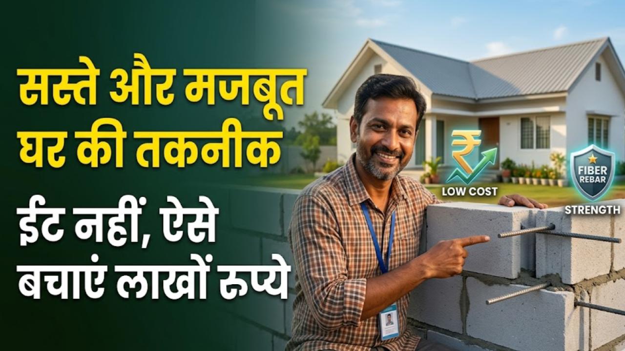 ईंट नहीं 'AAC ब्लॉक' और फाइबर सरिया! ऐसे बन रहे हैं सस्ते और मजबूत घर; लाखों रुपये बचाने वाली नई तकनीक
