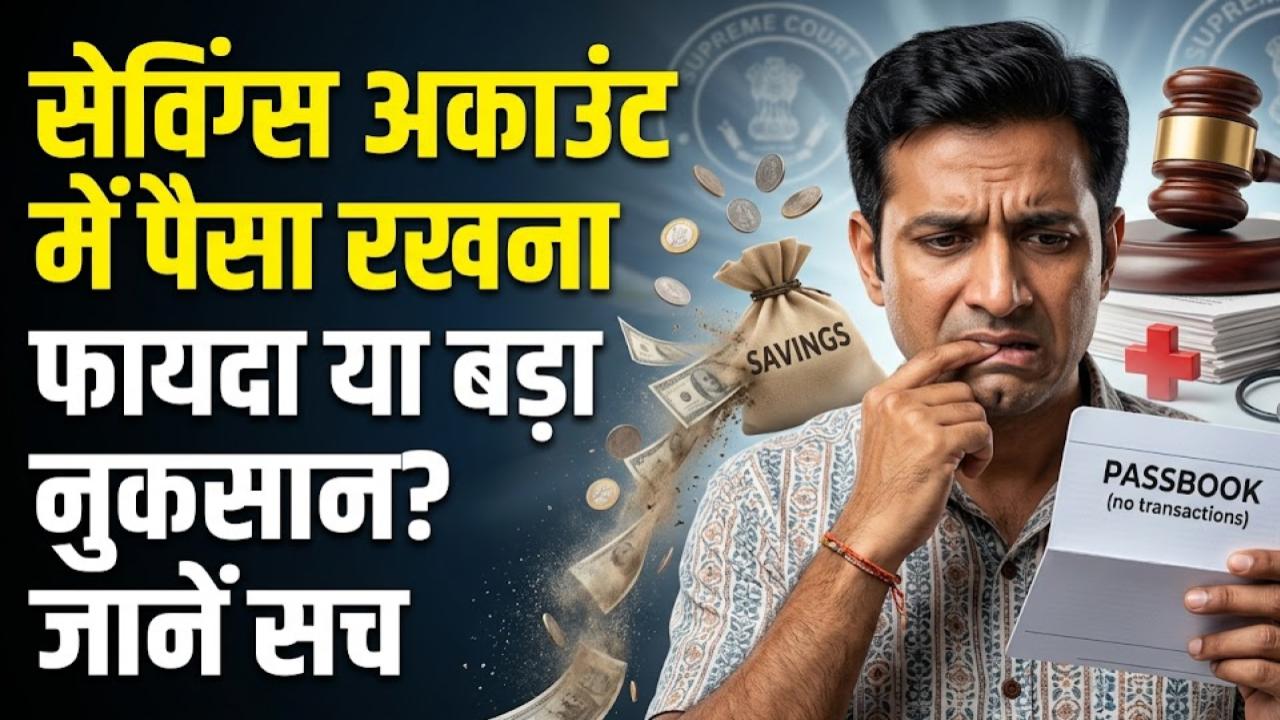 Savings Account Truth: सेविंग्स अकाउंट में पैसा रखना फायदेमंद है या भारी नुकसान? जानें वो कड़वा सच जो बैंक नहीं बताते