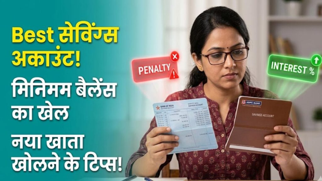 savings account opening tips minimum balance and penalty