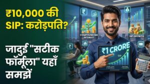SIP Formula: क्या ₹10,000 की SIP आपको बना सकती है करोड़पति? इस जादुई आंकड़े तक पहुंचने का 'सटीक फॉर्मूला' यहाँ समझें 3 SIP Formula: क्या ₹10,000 की SIP आपको बना सकती है करोड़पति? इस जादुई आंकड़े तक पहुंचने का 'सटीक फॉर्मूला' यहाँ समझें
