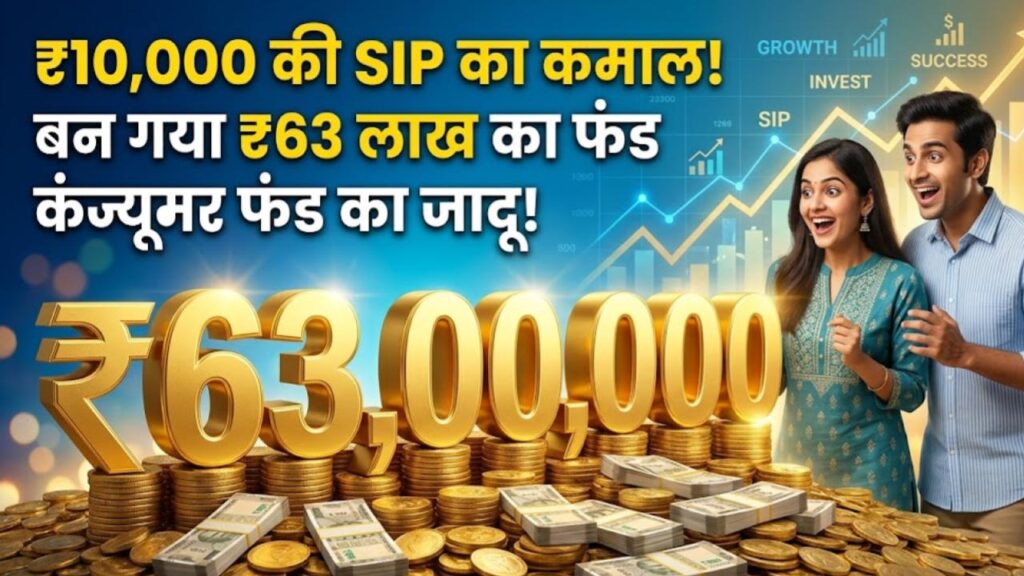 Mutual Fund Magic: सिर्फ ₹10000 की SIP और बन गया ₹63 लाख का फंड! इस कंज्यूमर फंड ने निवेशकों को किया मालामाल, देखें पूरी डिटेल