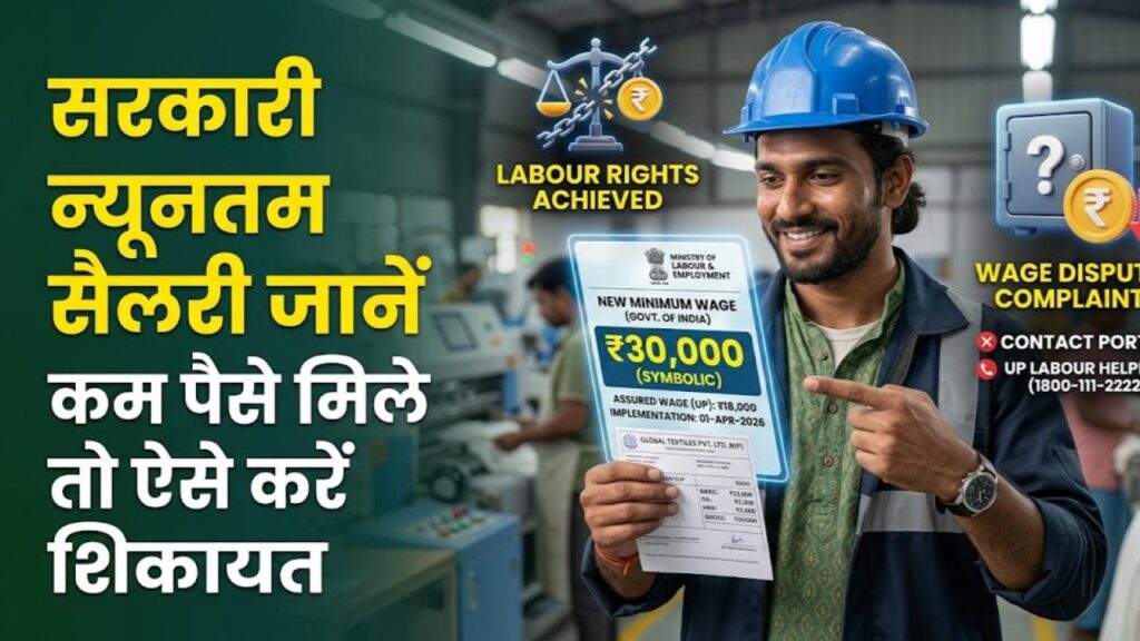 सरकार ने तय की इतनी न्यूनतम सैलरी! अगर कंपनी कम पैसे दे तो कहाँ और कैसे करें शिकायत? जानें अपने अधिकार