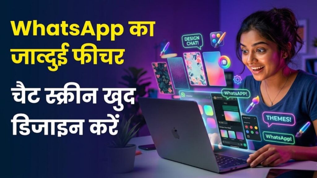 WhatsApp Web Update: व्हाट्सएप वेब पर आ रहा है जादुई फीचर! अब अपनी मर्जी से डिजाइन कर सकेंगे चैट स्क्रीन, जानें कैसे 1 WhatsApp Web Update: व्हाट्सएप वेब पर आ रहा है जादुई फीचर! अब अपनी मर्जी से डिजाइन कर सकेंगे चैट स्क्रीन, जानें कैसे