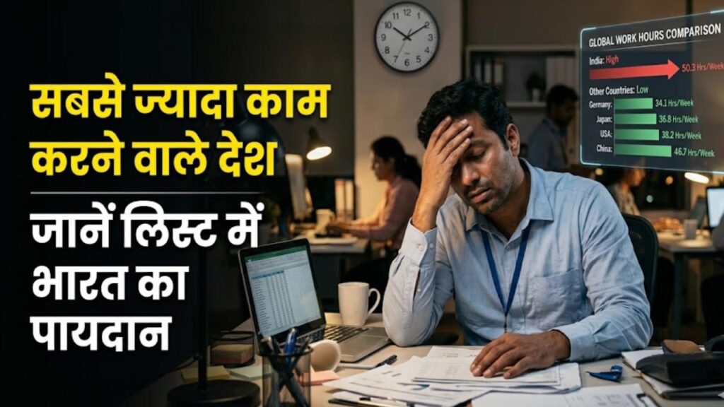 Working Hours India: किस देश के लोग करते हैं सबसे ज्यादा काम? ऑफिस आवर्स की लिस्ट में जानें भारत का पायदान
